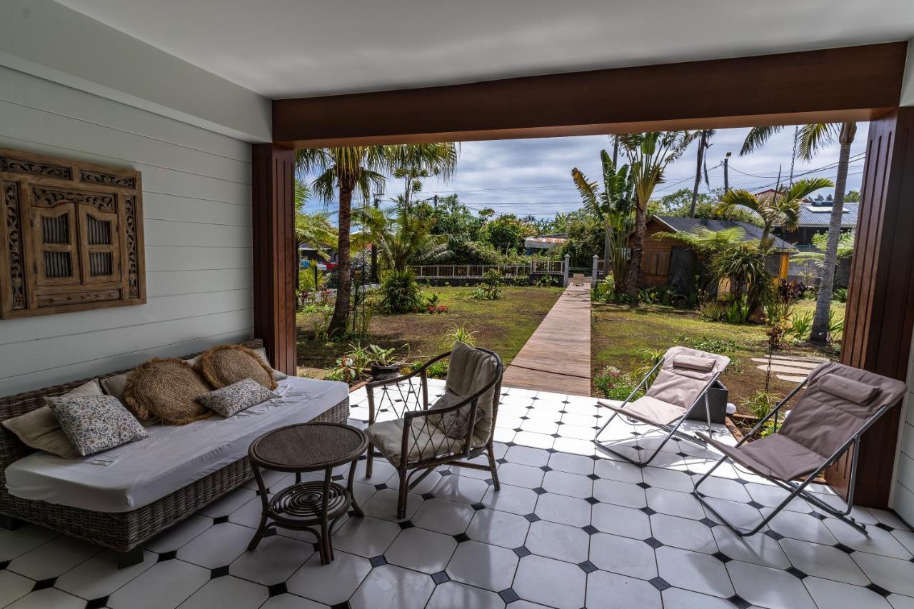 Magnifique Villa Creole Villa Ti Bout Bois Avec Cheminee Au Tevelave Les Avirons Exteriör bild
