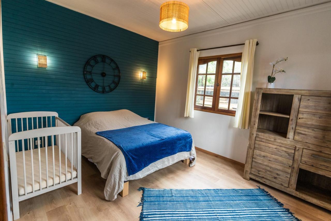 Magnifique Villa Creole Villa Ti Bout Bois Avec Cheminee Au Tevelave Les Avirons Exteriör bild