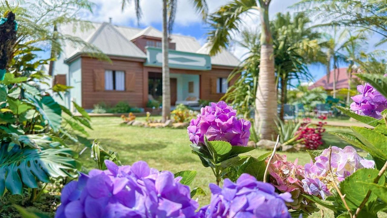 Magnifique Villa Creole Villa Ti Bout Bois Avec Cheminee Au Tevelave Les Avirons Exteriör bild