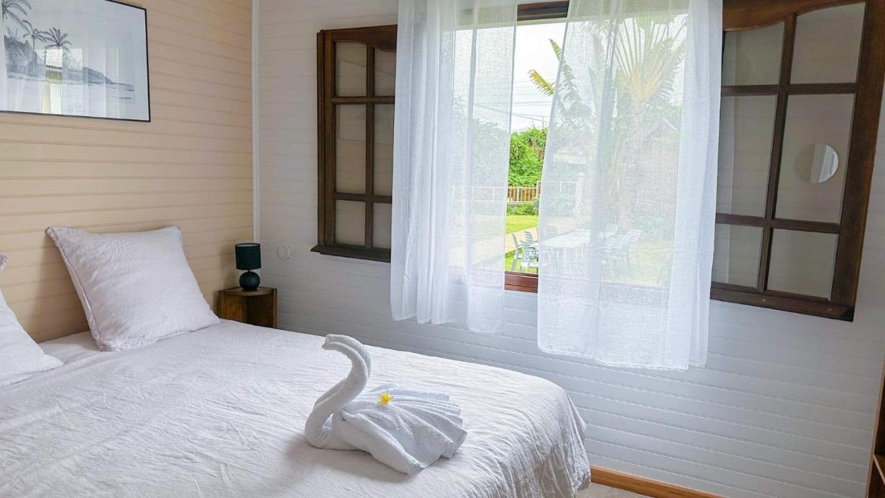 Magnifique Villa Creole Villa Ti Bout Bois Avec Cheminee Au Tevelave Les Avirons Exteriör bild